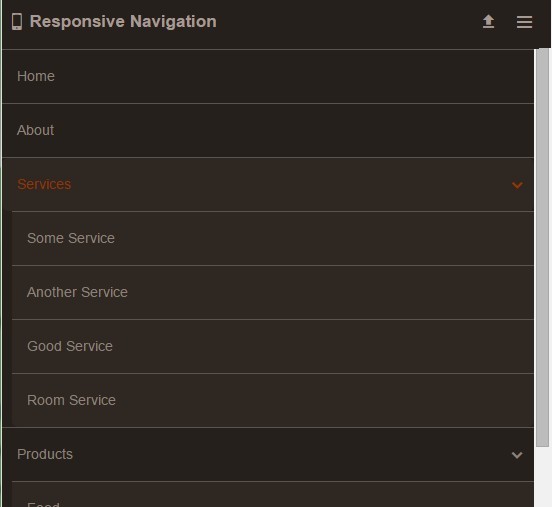 CSS Responsive Navigation